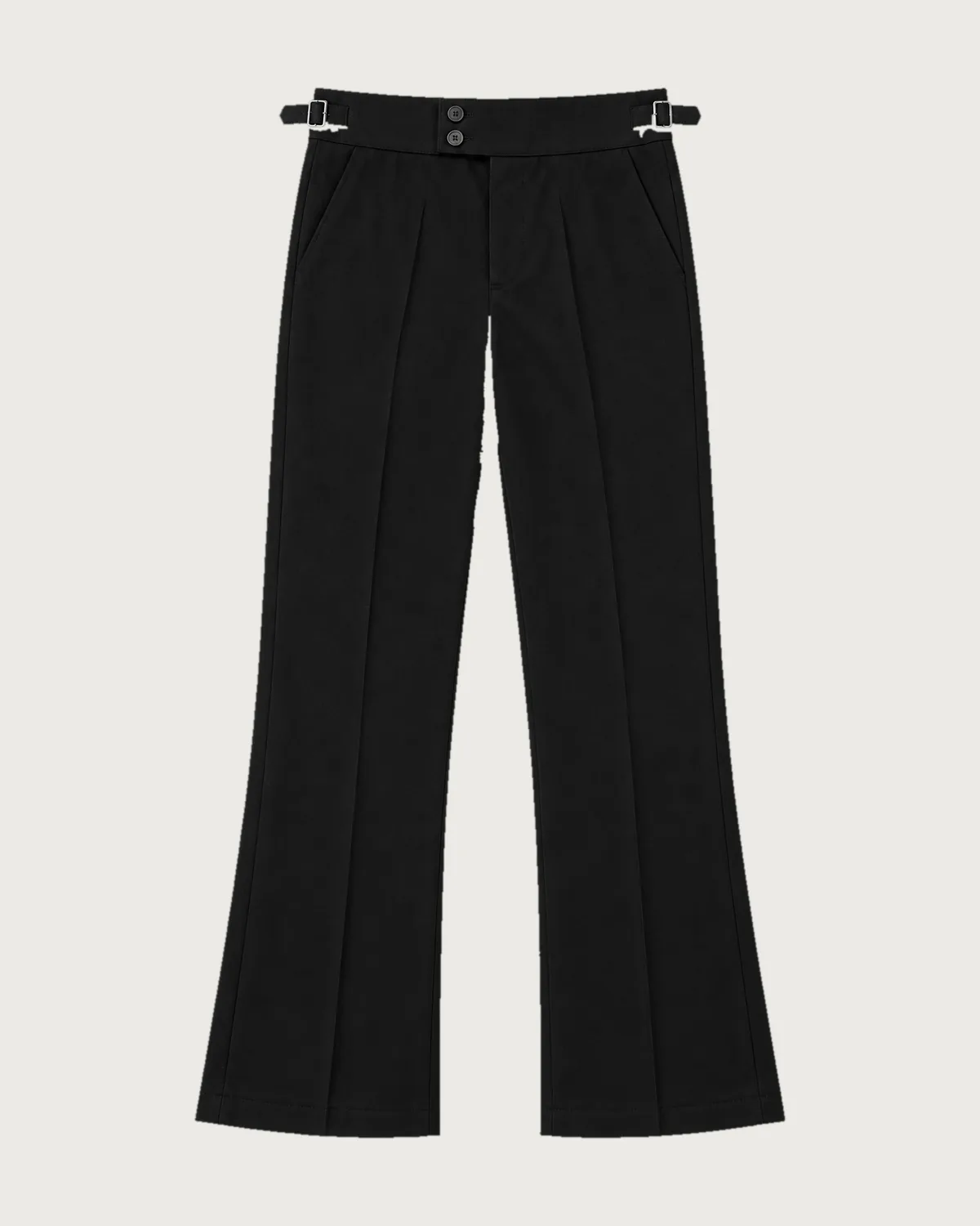 Gurkha Flared Bootcut Pants – Black