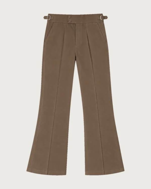 Gurkha Flared Bootcut Pants – Coffee