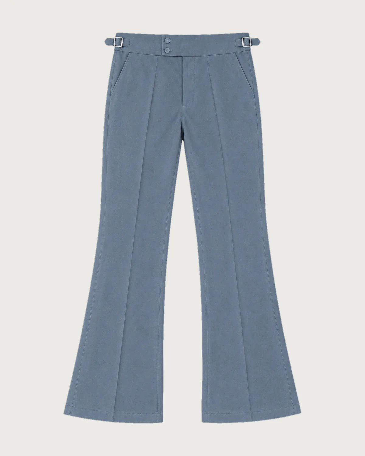 Gurkha Flared Bootcut Pants – Steel Blue