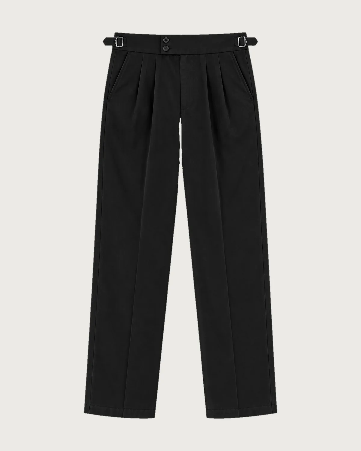 Italian Formal Gurkha Pants – Black