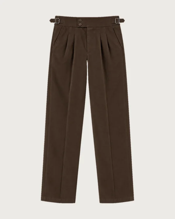 Italian Formal Gurkha Pants – Coffee