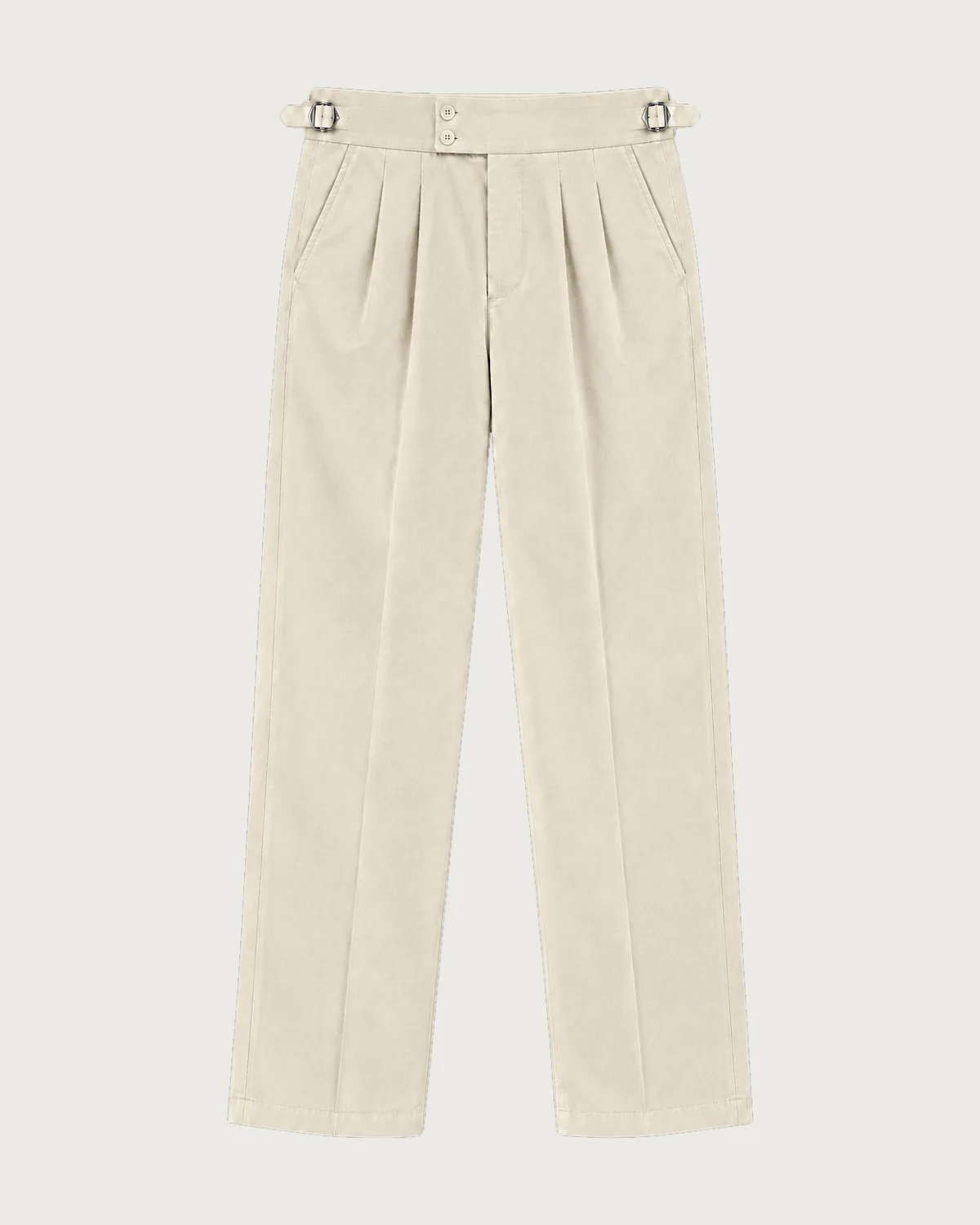 Italian Formal Gurkha Pants – Cream