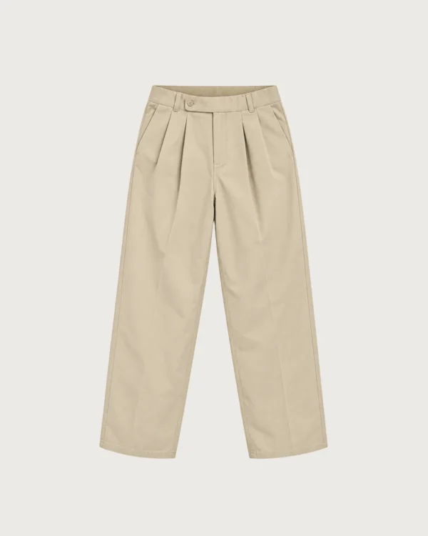 Korean Baggy Pants – Cream