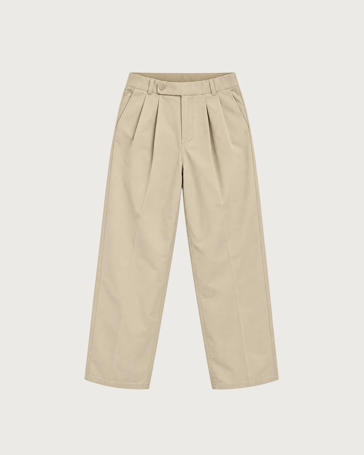 Korean Baggy Pants – Cream