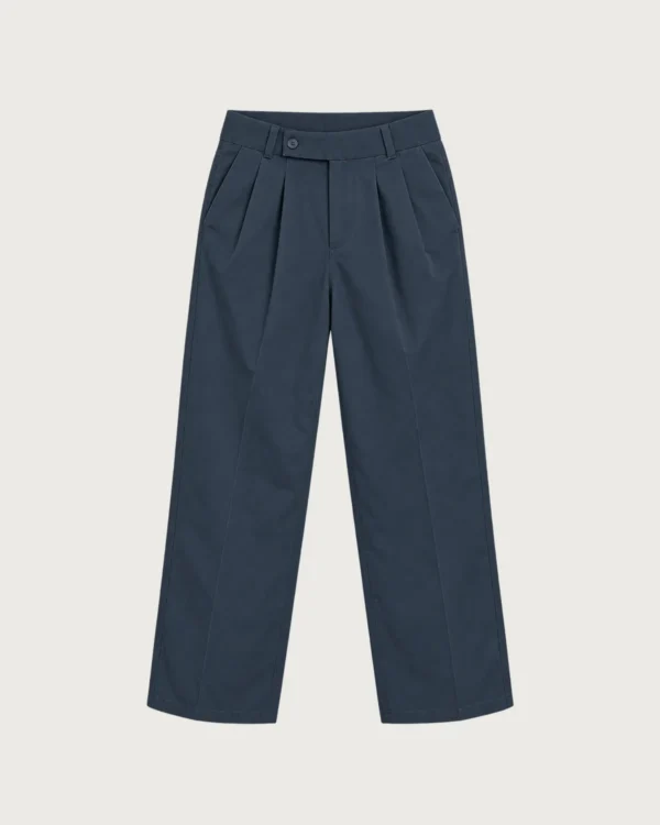 Korean Baggy Pants – Steel Blue