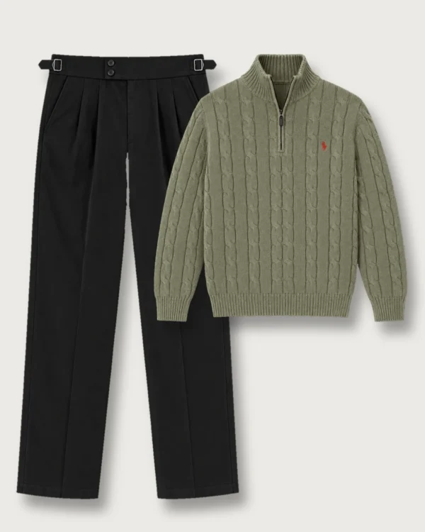 The Timeless Winter Set – Black X Olive